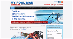 Desktop Screenshot of mypoolmanorlando.com